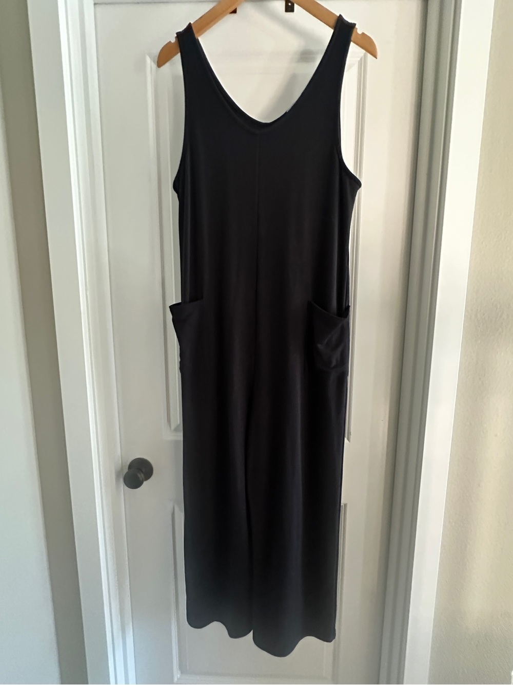 Black Wide Leg Jumpsuit/Overalls